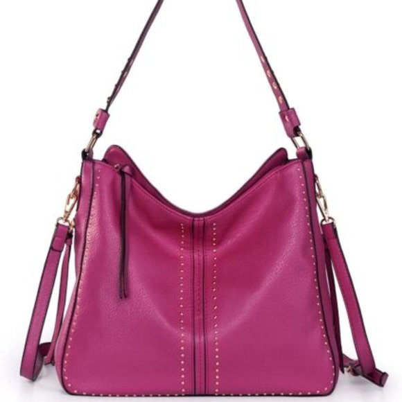New Montana West Concealed Carry Handbag in Fuschia Pink - Picture 1 of 5